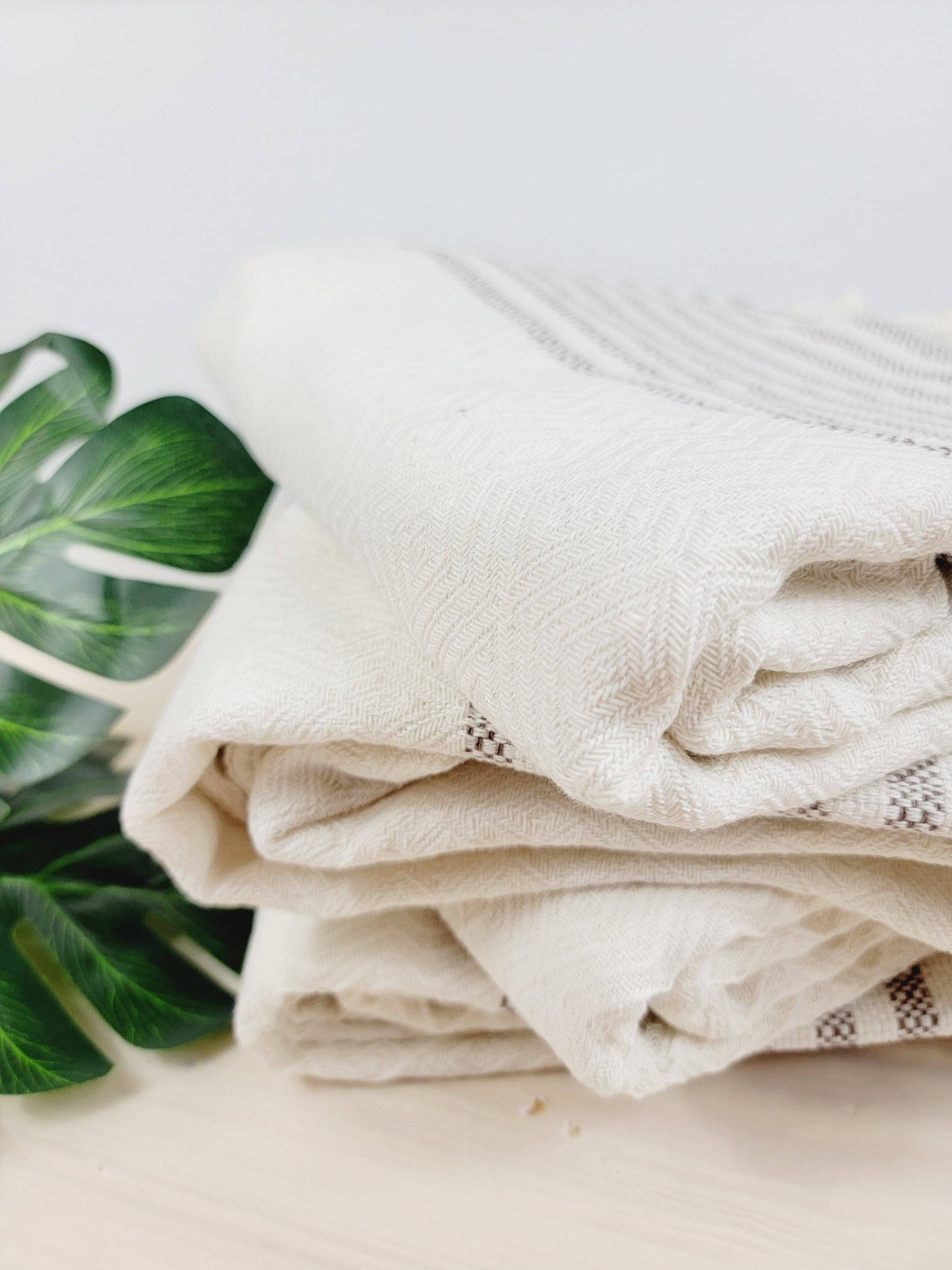 Throw Blanket - Cotton -Hand woven
