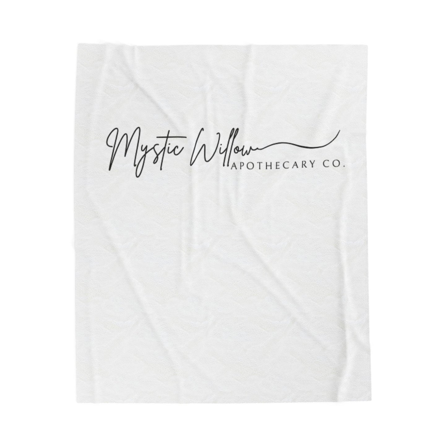Mystic Willow Velveteen Plush Blanket - Cozy Home Decor