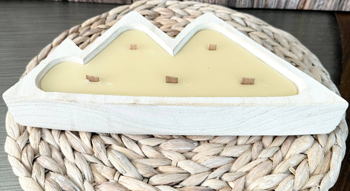 Mountain Dough Bowl Beeswax Candle
