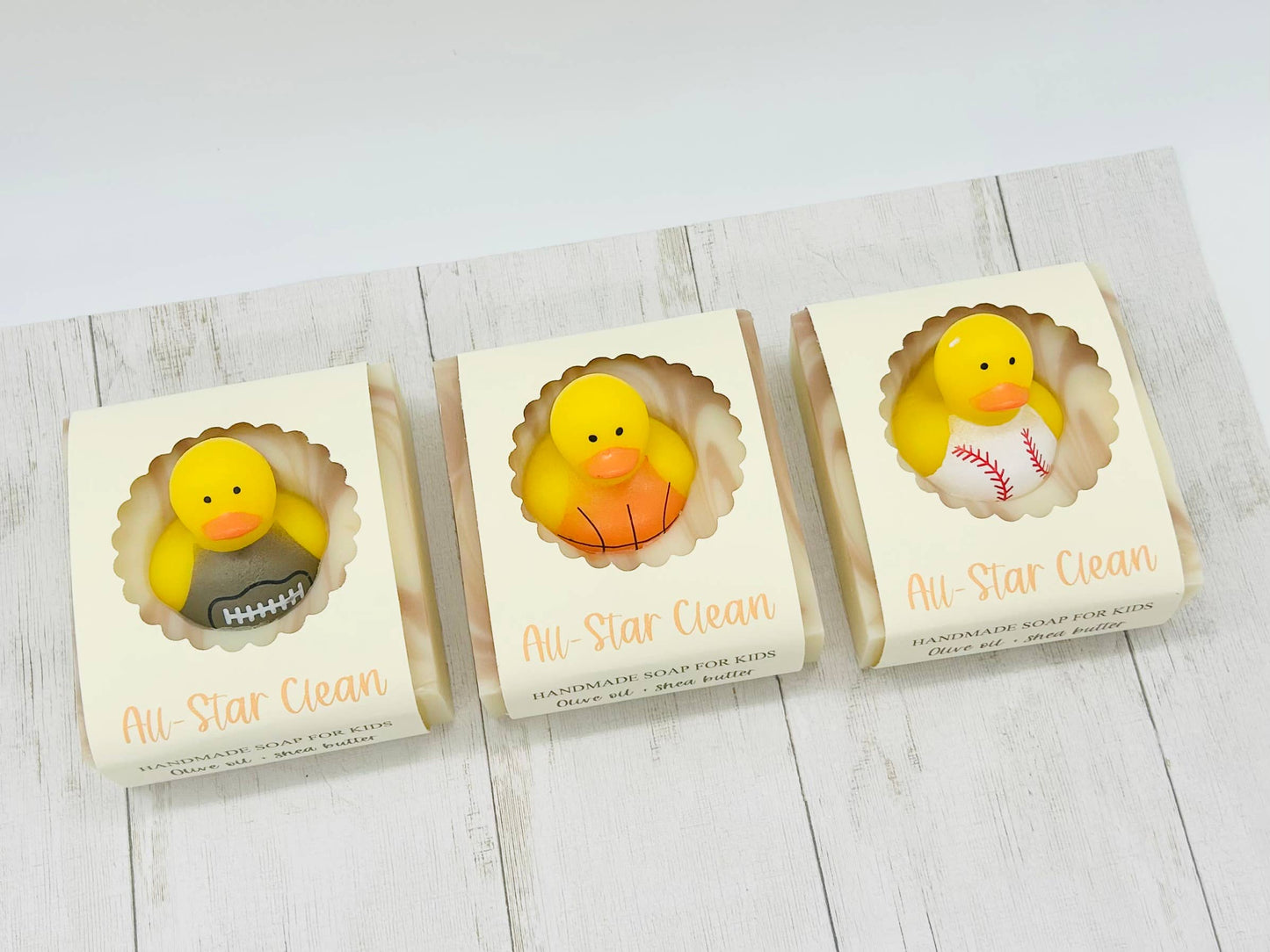 All-Star Clean Handmade Soap Bar for Kids VEGAN COLD PROCESS