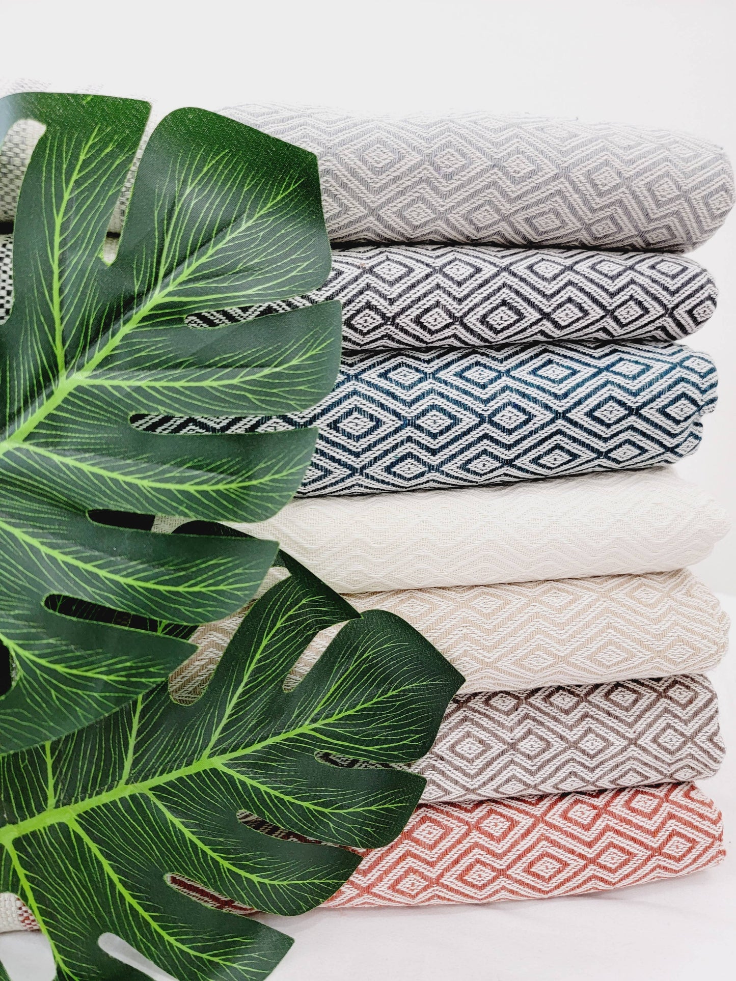 Throw Blanket - Cotton -Hand woven