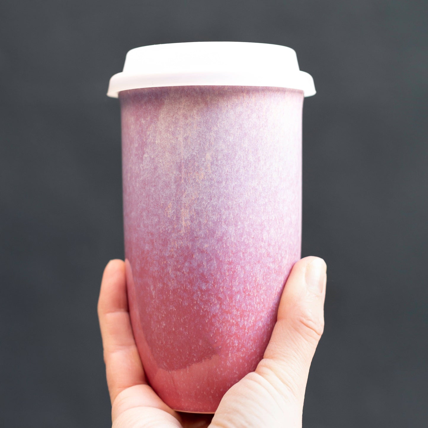 Astral Bloom Ceramic Travel Mug – 16oz Reusable Cup