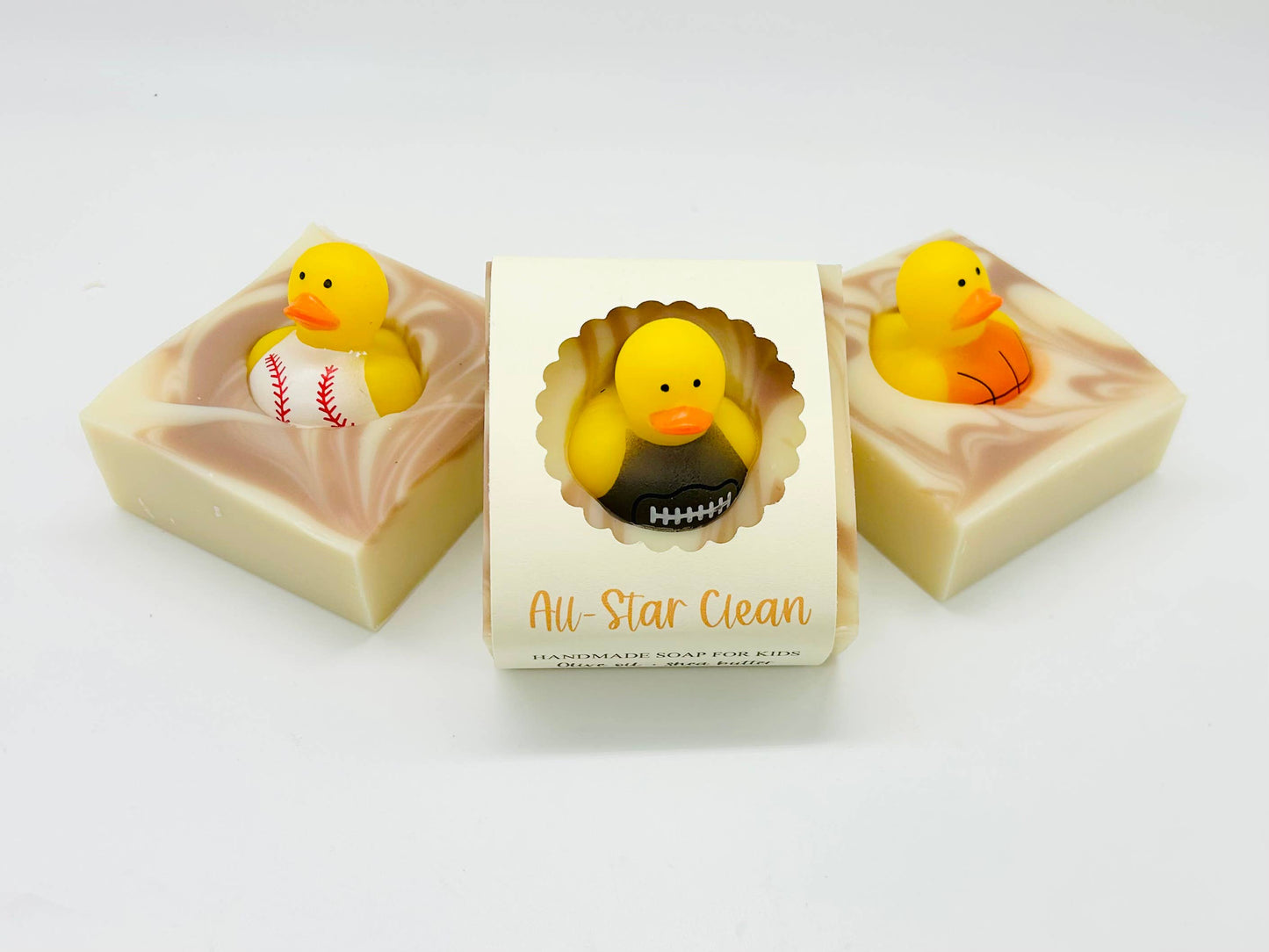 All-Star Clean Handmade Soap Bar for Kids VEGAN COLD PROCESS