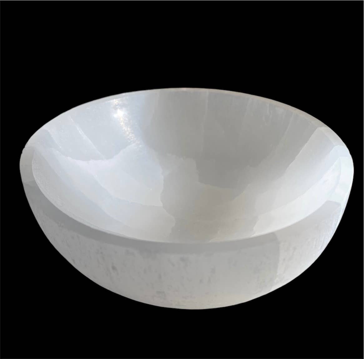 Selenite Bowl Round 8 cm