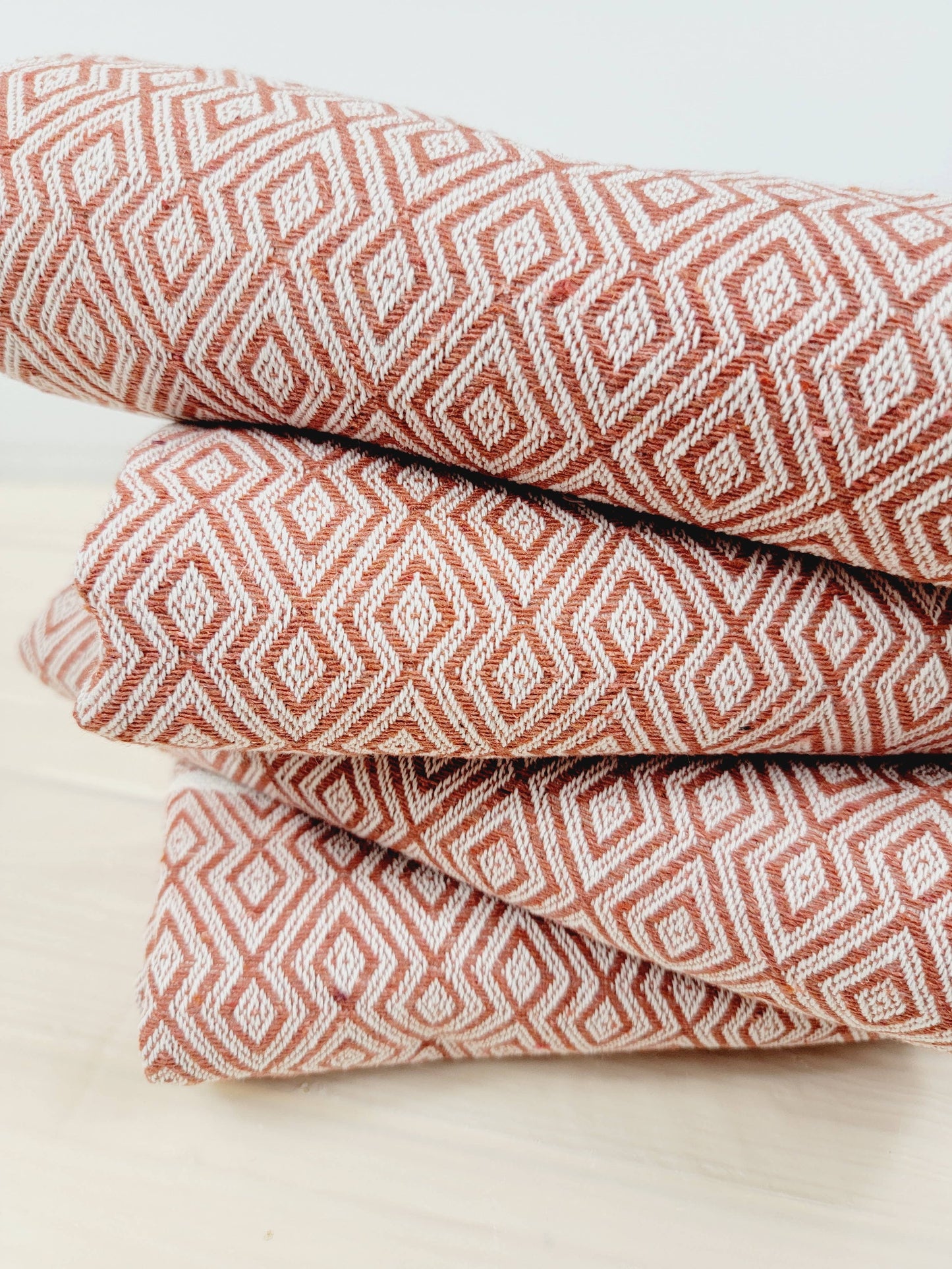 Throw Blanket - Cotton -Hand woven