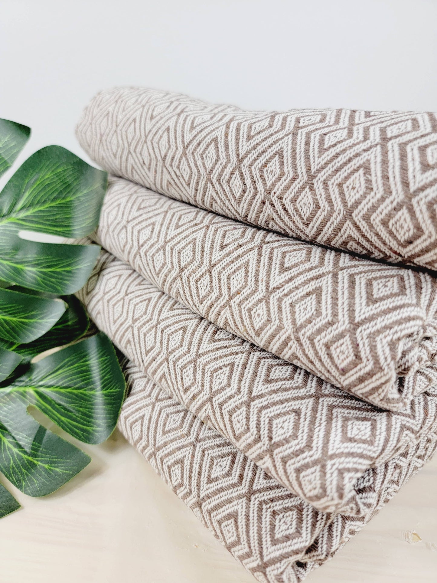 Throw Blanket - Cotton -Hand woven