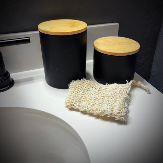 Natural Cotton and Linen Soap Bag - Eco-Friendly Reusable Soap Bag for Bath, Shower and Travel