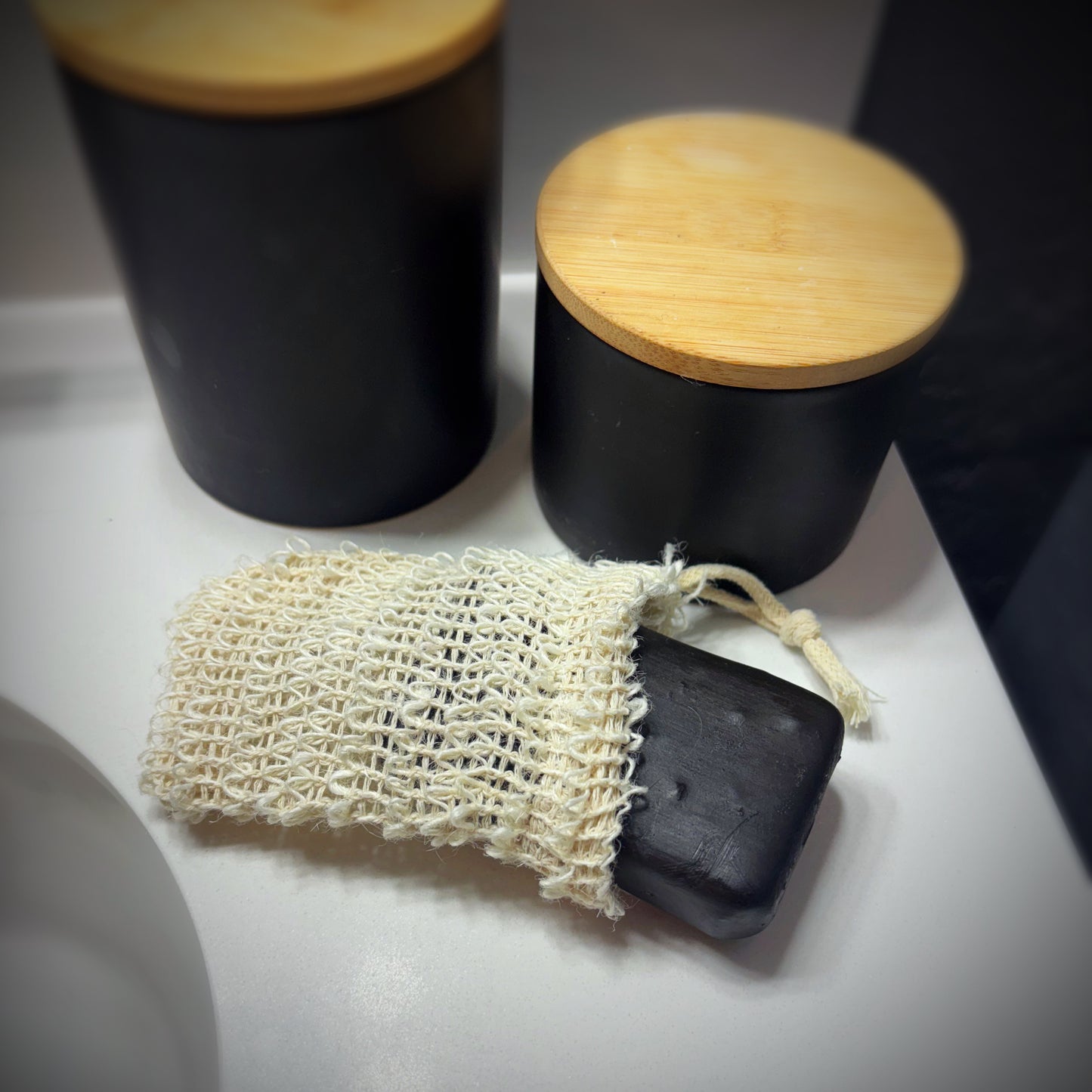 Natural Cotton and Linen Soap Bag - Eco-Friendly Reusable Soap Bag for Bath, Shower and Travel