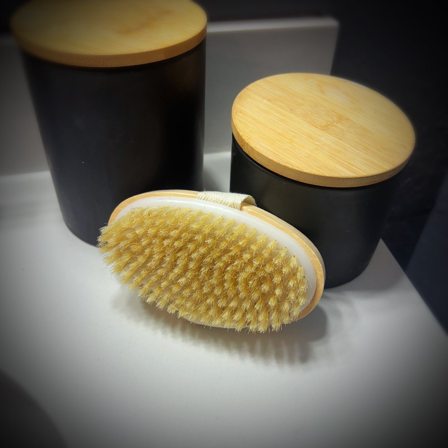 Natural Wooden Bristle Body Brush