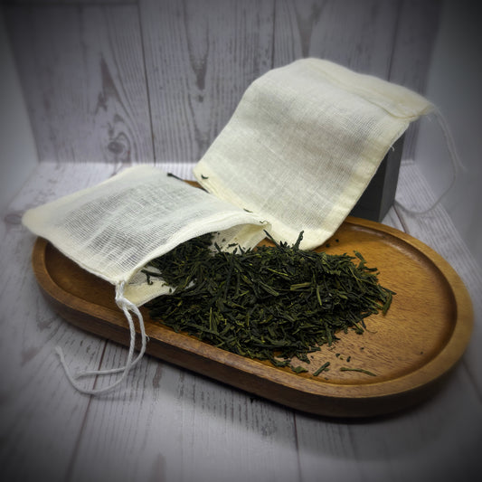 Muslin Reusable Tea Bags - 10 Pack